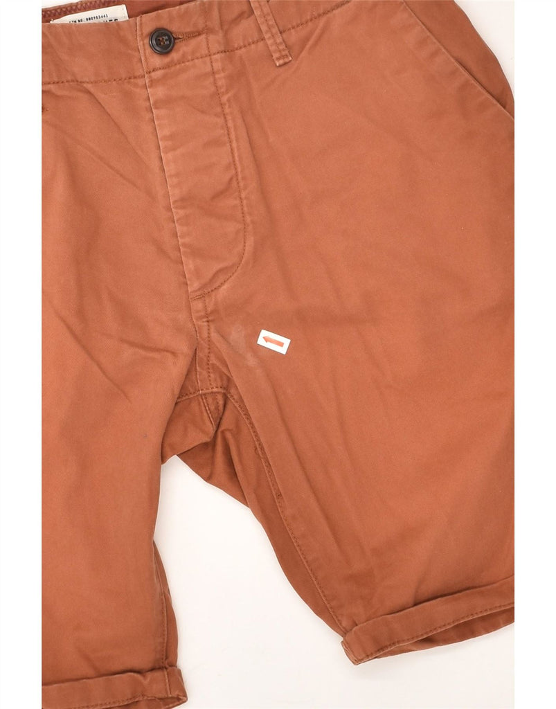 JACK & JONES Mens Regular Fit Chino Shorts Medium W32 Brown | Vintage Jack & Jones | Thrift | Second-Hand Jack & Jones | Used Clothing | Messina Hembry 