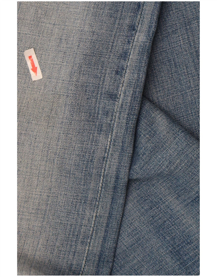 Levi's Mens 504 Straight Jeans W36 L34 Blue Cotton