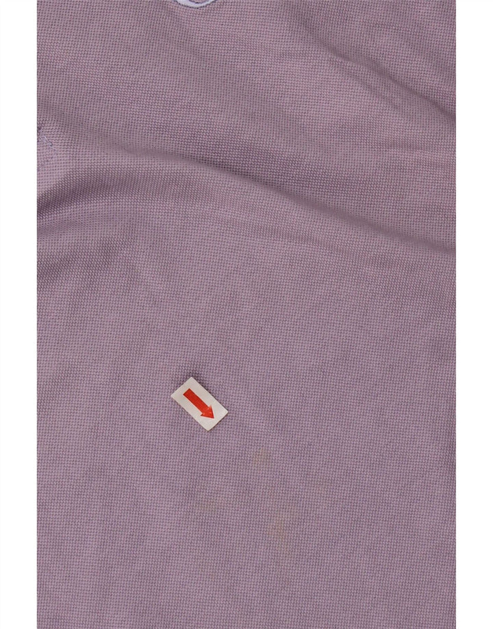 Sergio Tacchini Mens Polo Shirt IT 48 Medium Purple Cotton