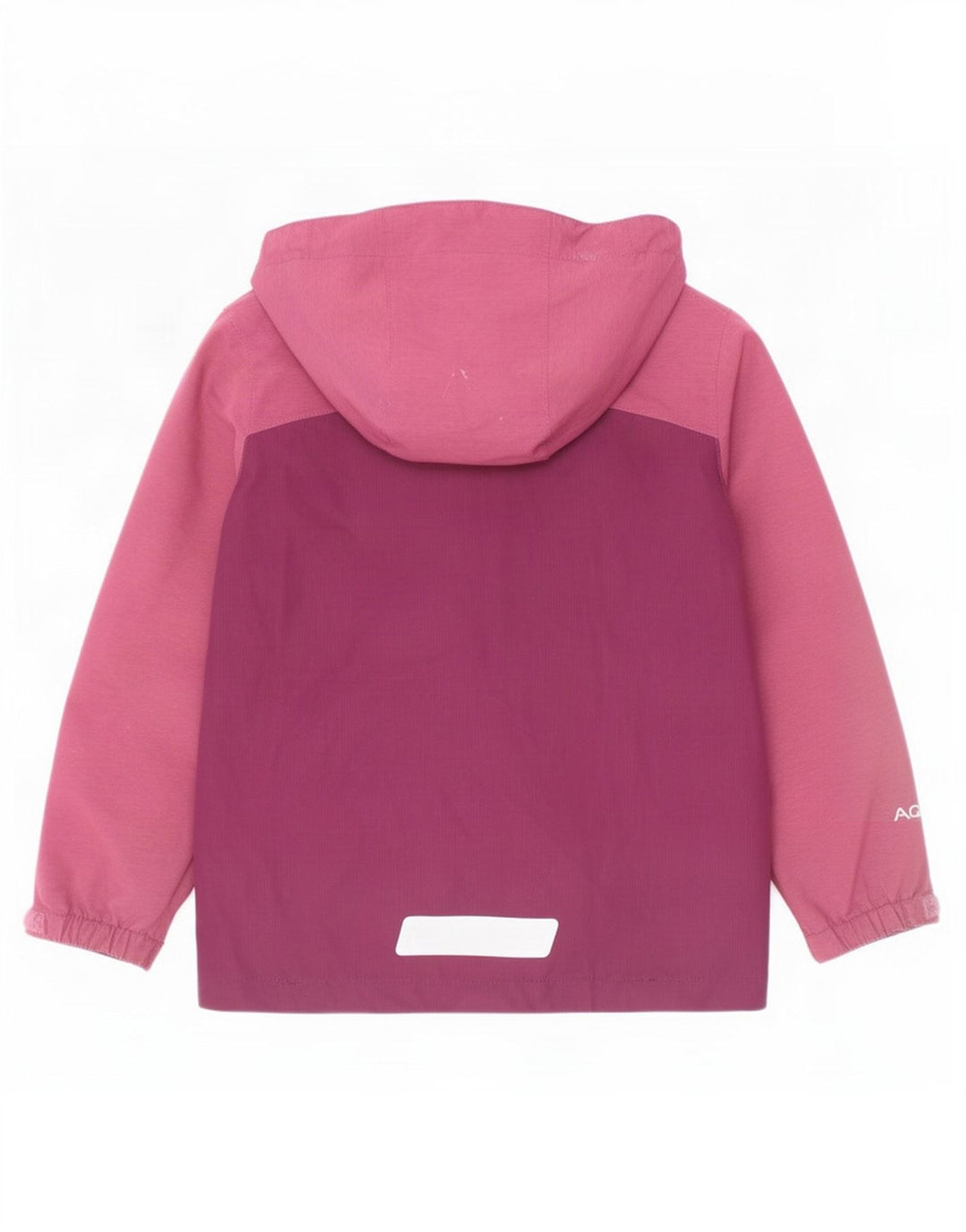 Berghaus Girls Hooded Rain Jacket 5-6 Years Maroon Colourblock Polyester