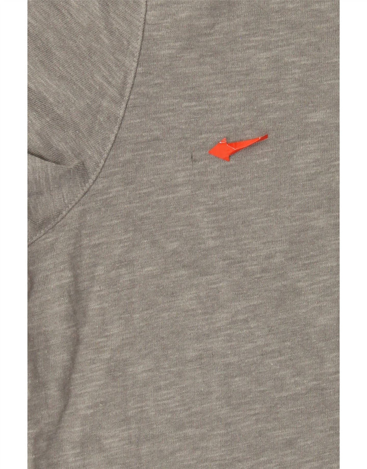 Superdry Mens T-Shirt Top Large Grey Flecked Cotton
