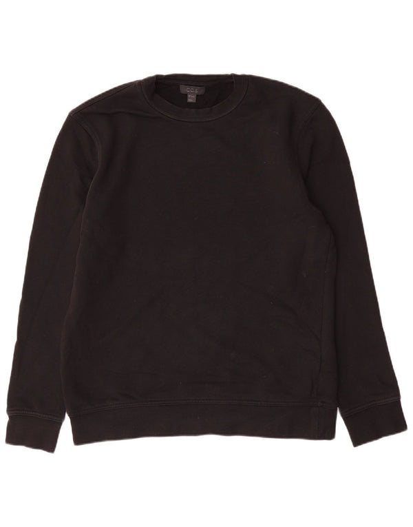 Cos Mens Sweatshirt Jumper Small Black Cotton