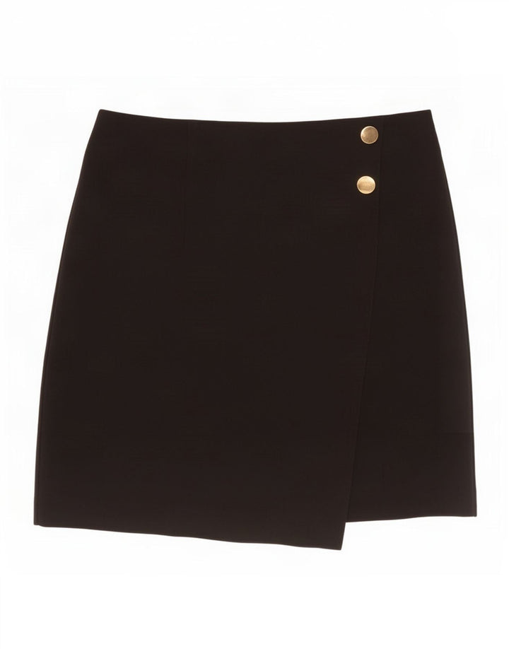 Marks & Spencer Womens Pencil Skirt UK 14 Large W32 Black Polyester