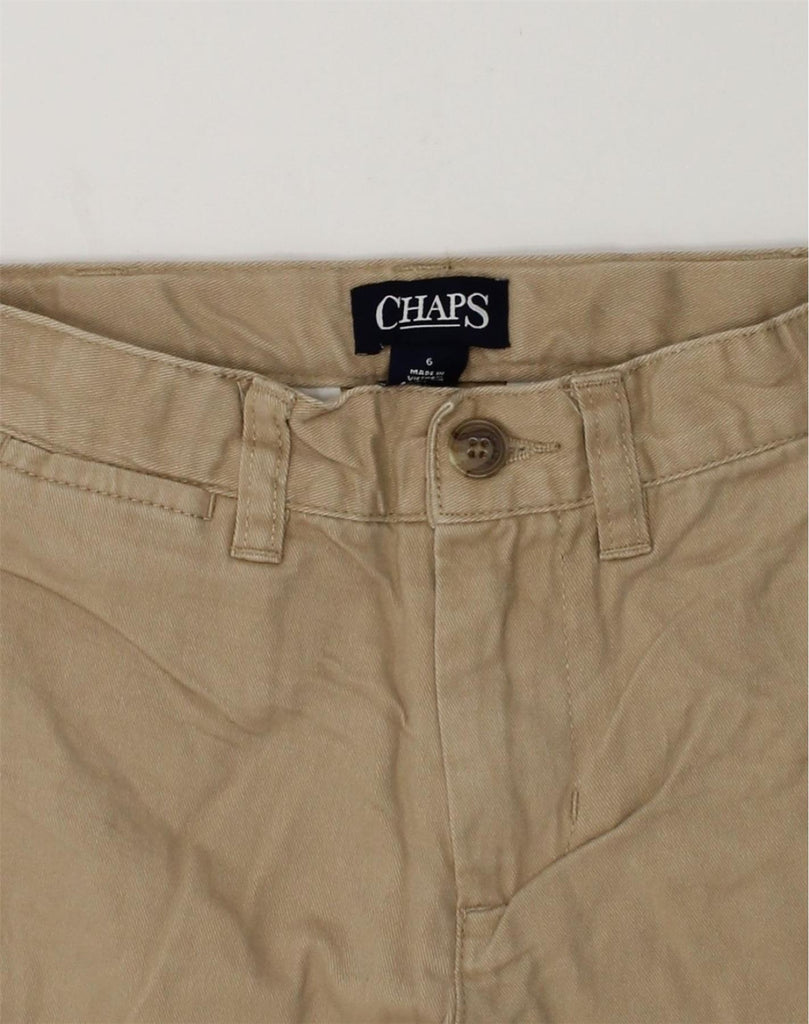 CHAPS Boys Straight Chino Trousers 5-6 Years W22 L21 Beige Cotton | Vintage Chaps | Thrift | Second-Hand Chaps | Used Clothing | Messina Hembry 