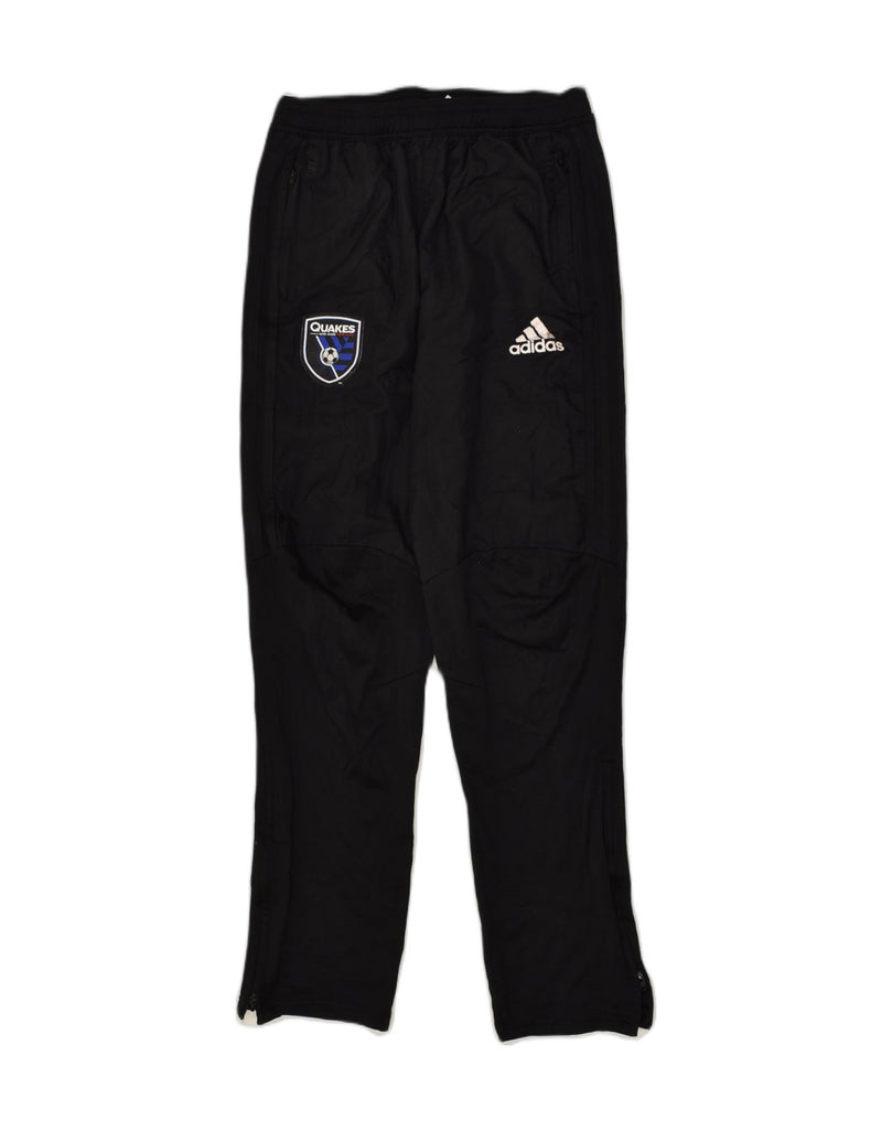 ADIDAS Boys Tracksuit Trousers 15-16 Years Black Polyester | Vintage Adidas | Thrift | Second-Hand Adidas | Used Clothing | Messina Hembry 