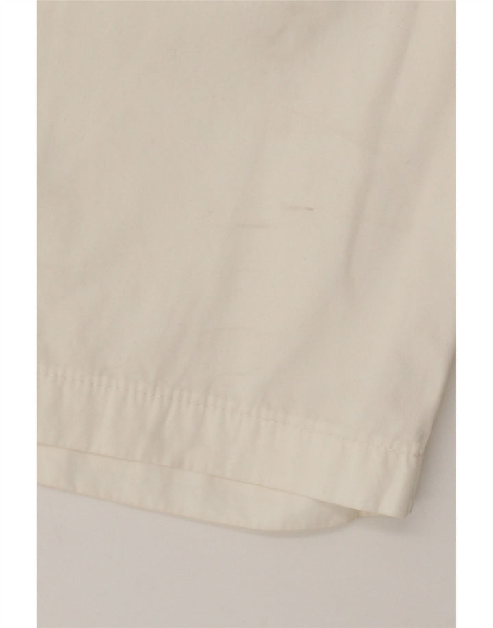Murphy & Nye Mens Chino Shorts W36 Large White Cotton