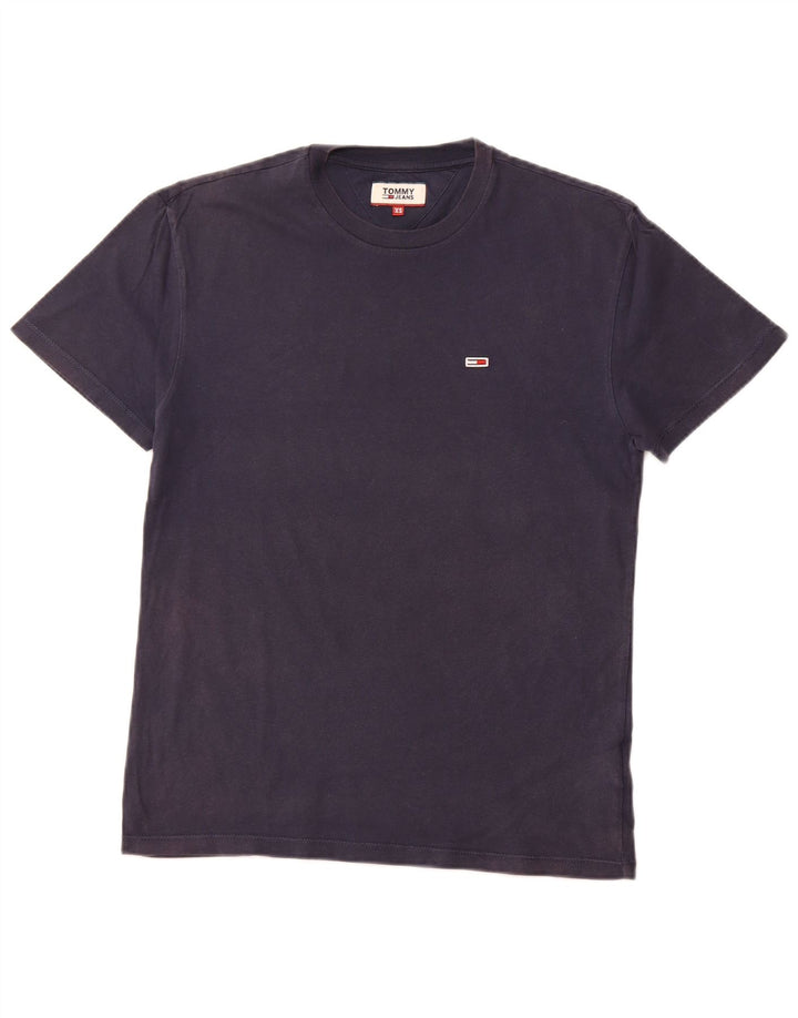 TOMMY HILFIGER Mens T-Shirt Top XS Navy Blue Cotton