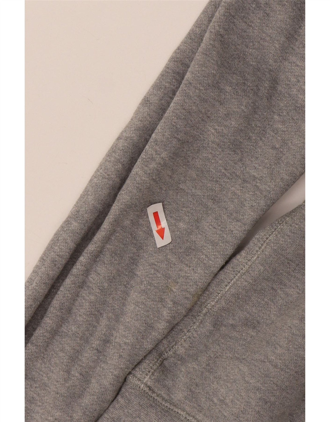 Nike Mens Zip Hoodie Sweater Large Grey Flecked Cotton