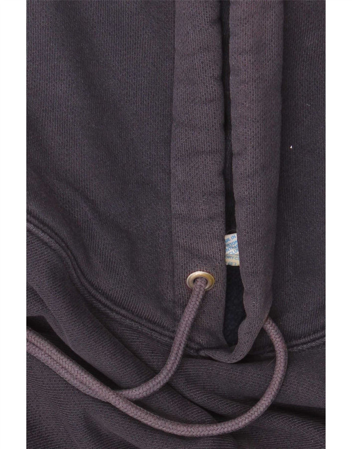 Champion Mens Hoodie Jumper Large Navy Blue Cotton