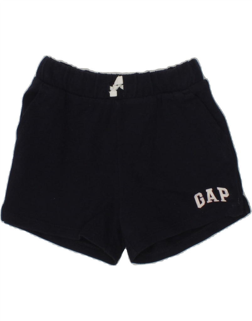 GAP Girls Graphic Sport Shorts 4-5 Years Navy Blue Cotton | Vintage Gap | Thrift | Second-Hand Gap | Used Clothing | Messina Hembry 