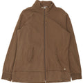 Champion Womens Tracksuit Top Jacket UK 18 XL Brown Cotton