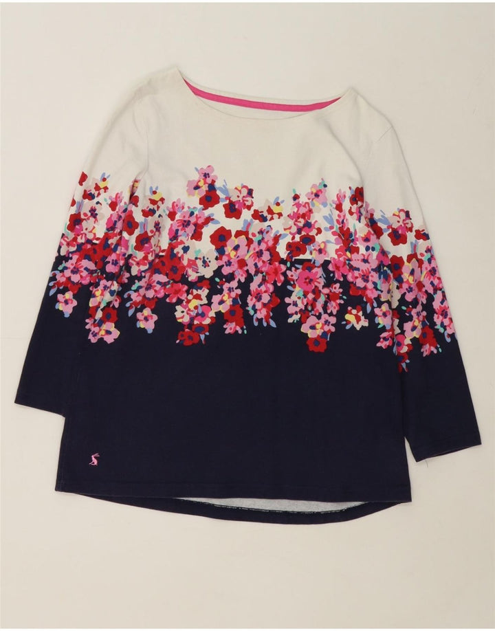 Womens Graphic Top 3/4 Sleeve UK 14 Medium