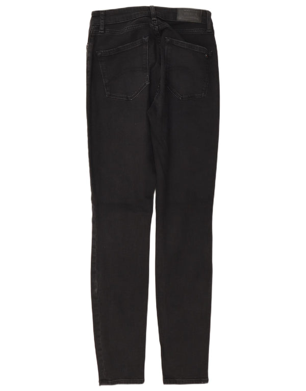 Tommy Hilfiger Womens Santana Mid Rise Skinny Jeans W28 L32 Grey Cotton