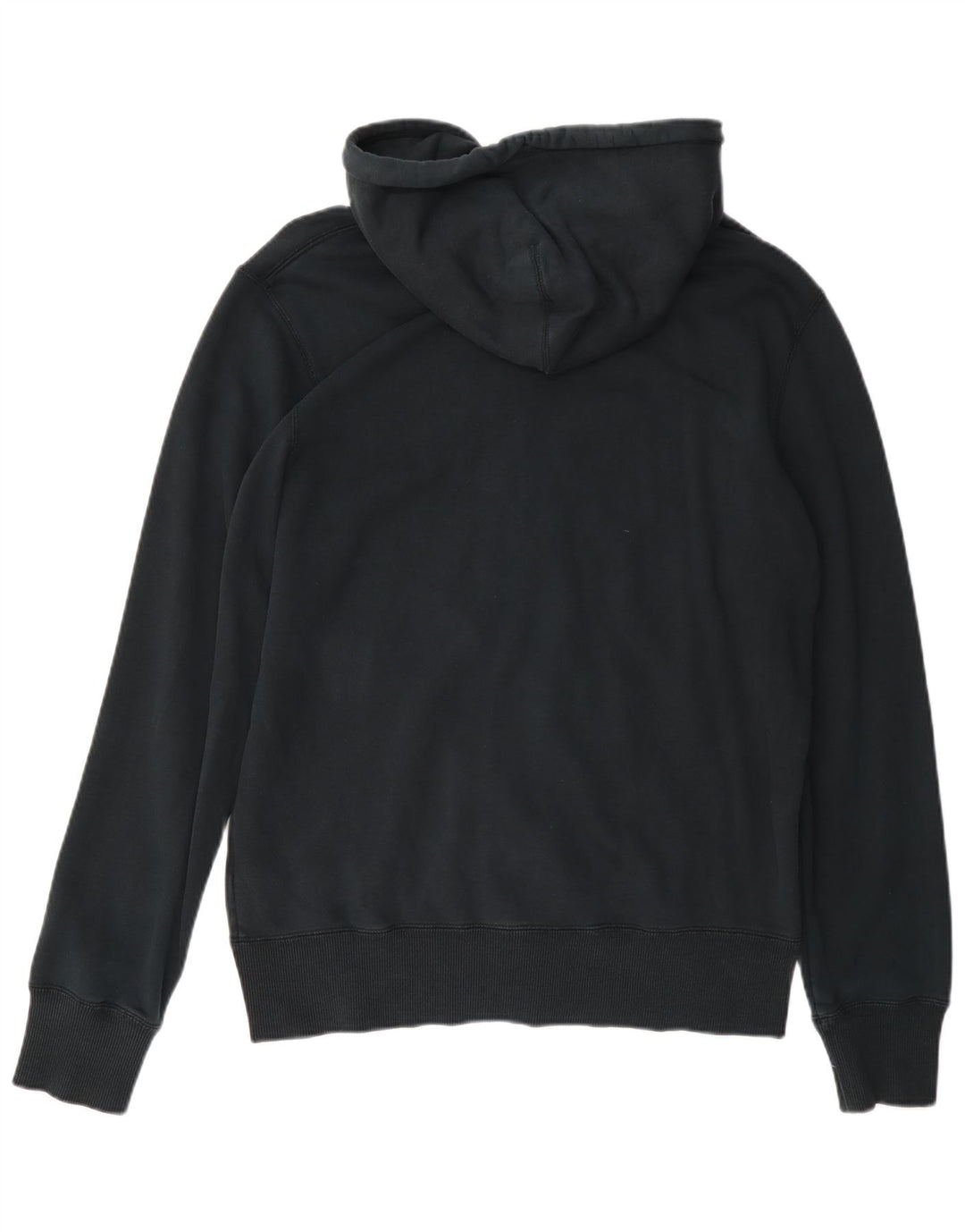 Nike Mens Zip Hoodie Sweater Medium Black Cotton