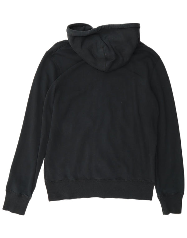 Nike Mens Zip Hoodie Sweater Medium Black Cotton