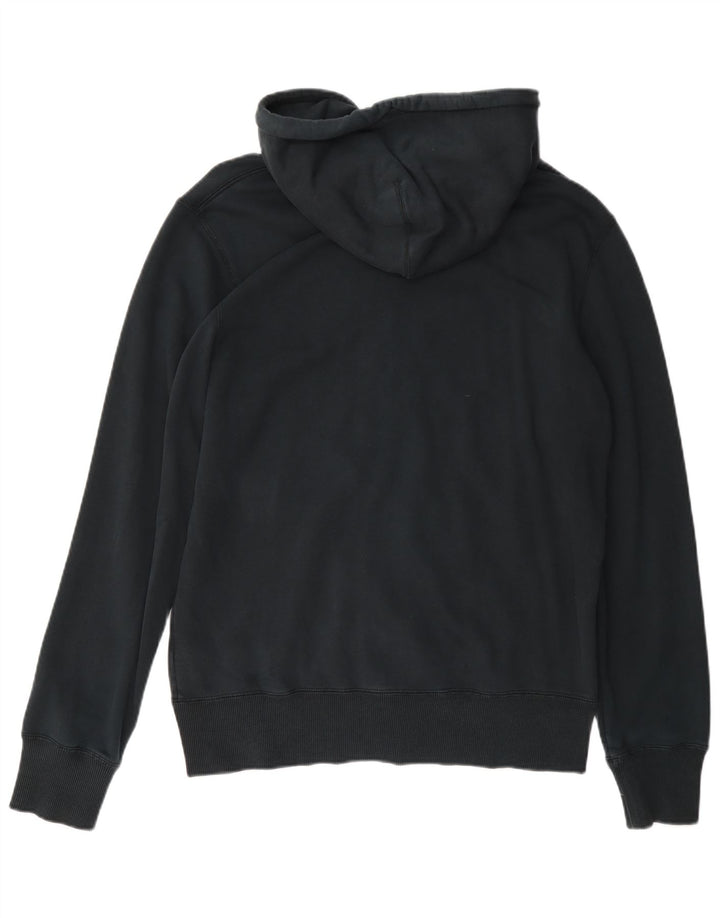Nike Mens Zip Hoodie Sweater Medium Black Cotton
