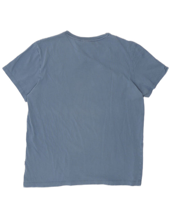 G-STAR Mens T-Shirt Top Large Blue