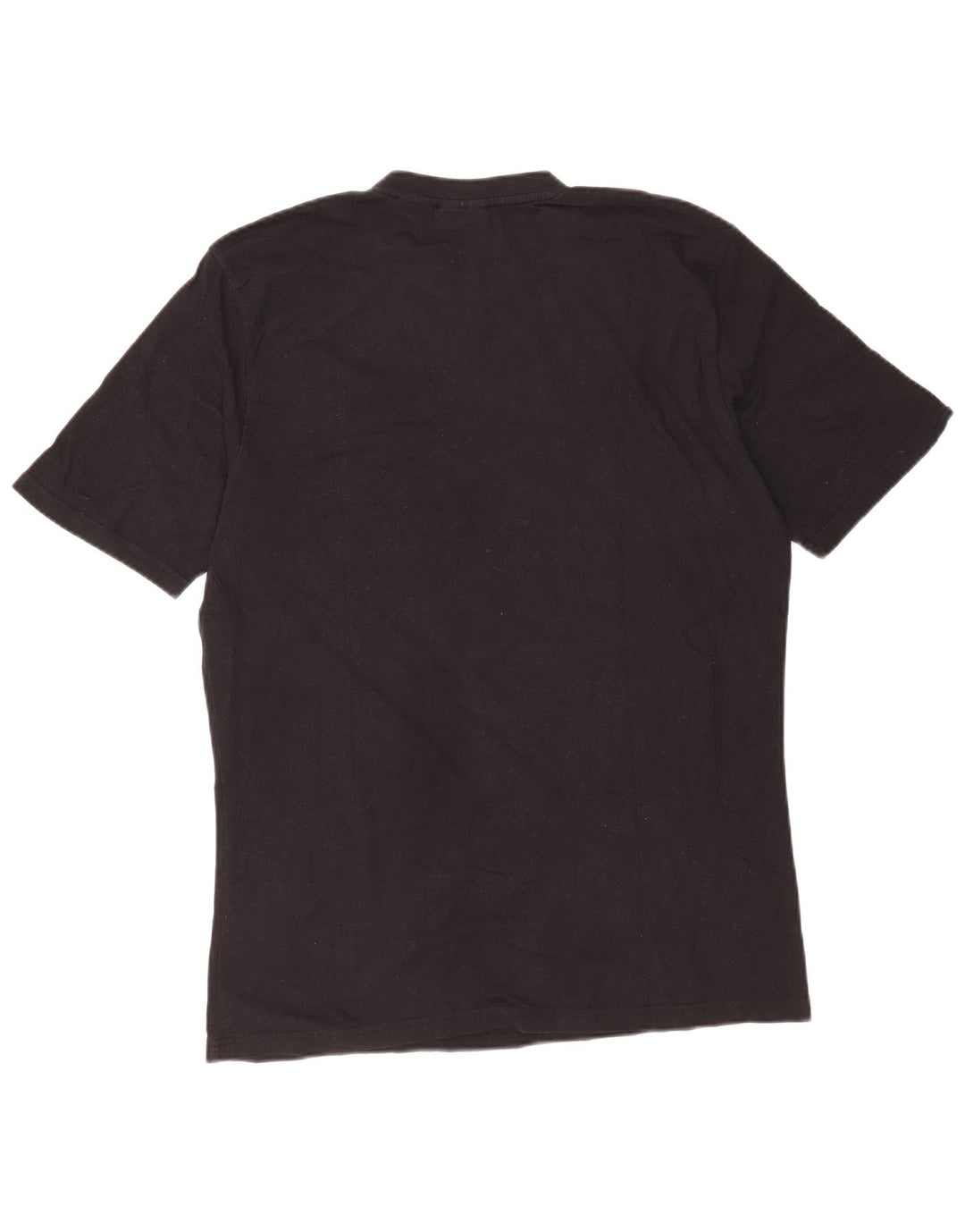 Fila Mens T-Shirt Top Large Black Cotton