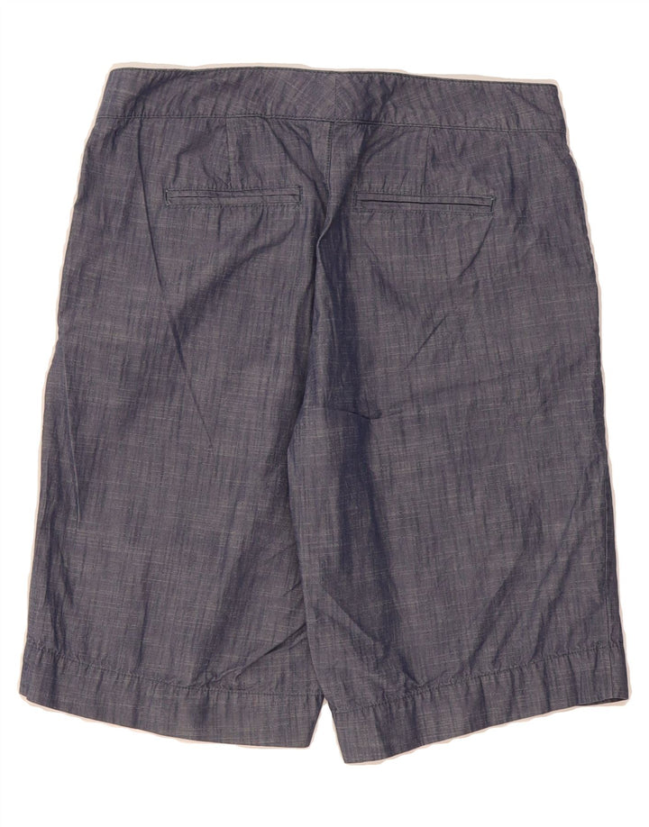 DOCKERS Womens Curvy Mid Rise Chino Shorts US 8 Medium W32  Blue Cotton Vintage Dockers and Second-Hand Dockers from Messina Hembry 