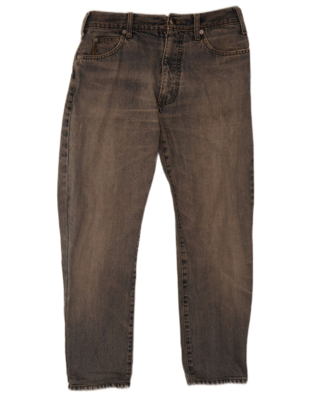 Armani Mens Cropped Slim Jeans W31 L25 Blue