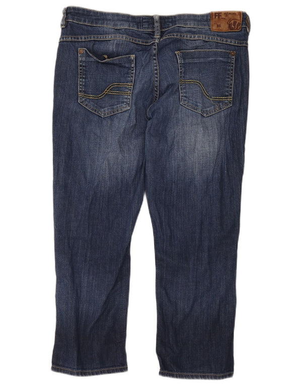 Fat Face Womens Cropped Jeans UK 12 Medium W34 L23 Blue Cotton