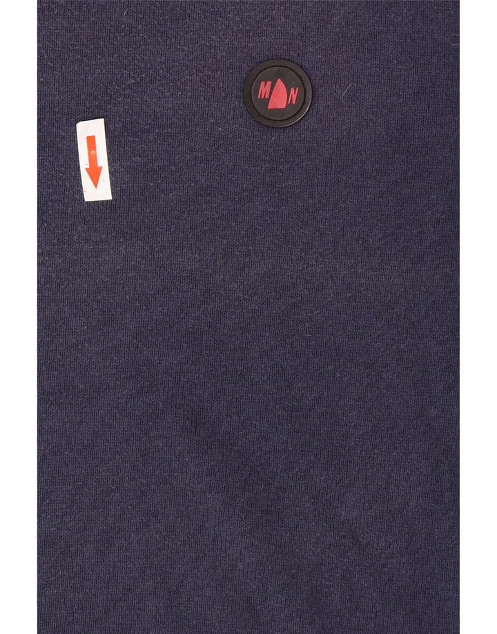 Murphy & Nye Mens Crew Neck Jumper Sweater Large Navy Blue