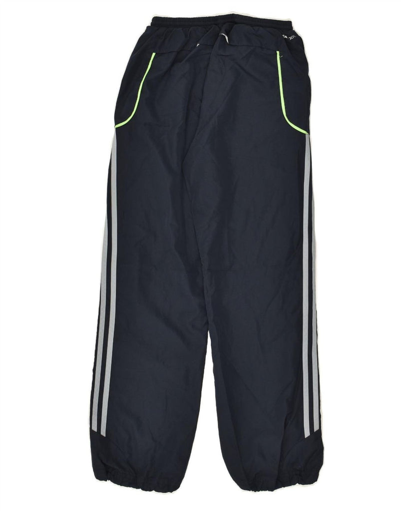 ADIDAS Boys Climacool Tracksuit Trousers 11-12 Years Navy Blue Polyester | Vintage Adidas | Thrift | Second-Hand Adidas | Used Clothing | Messina Hembry 