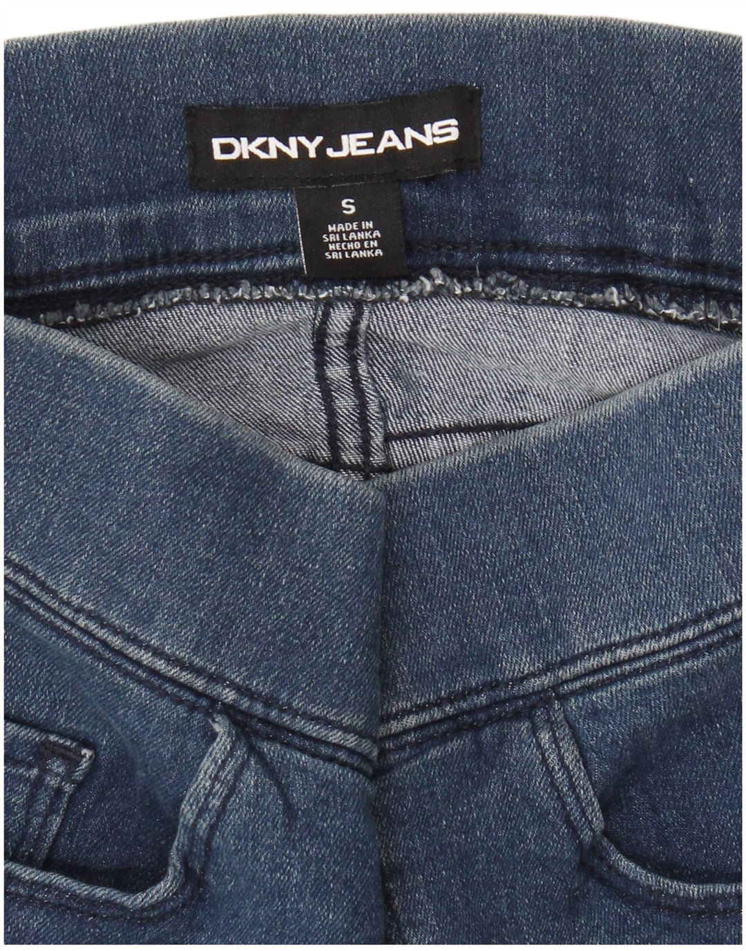 DKNY Womens Denim Shorts Small W30  Blue