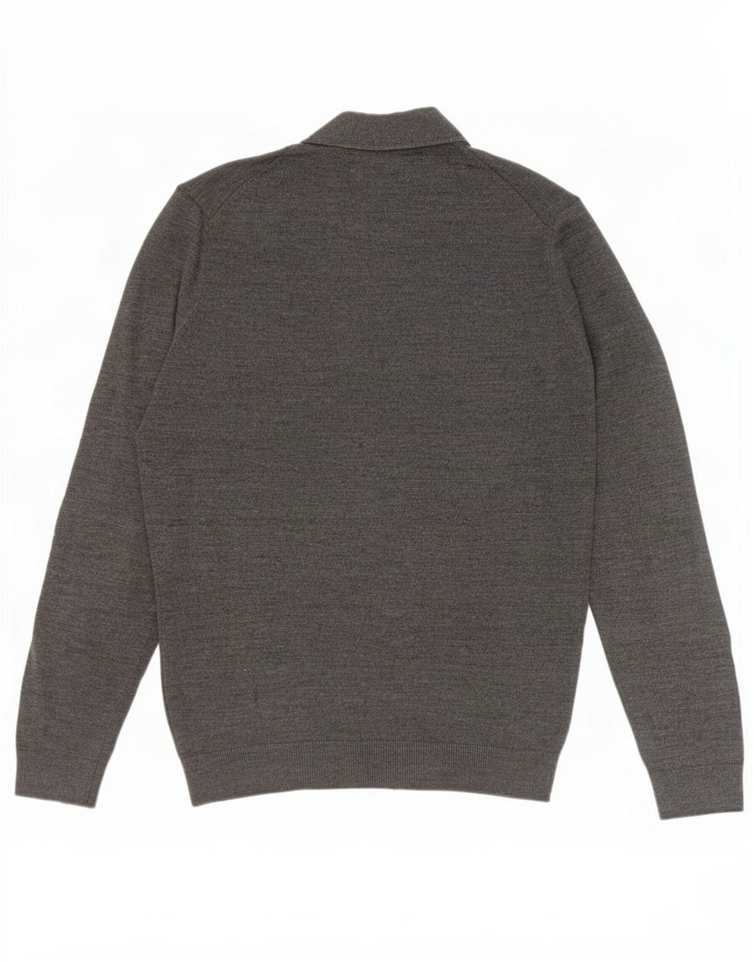 Zara Mens Cardigan Sweater Medium Grey