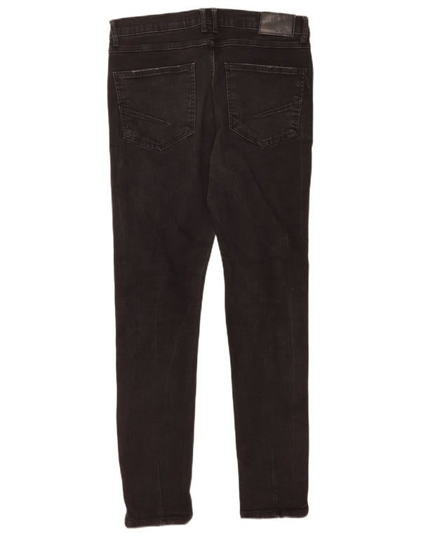 Zara Mens Distressed Skinny Jeans EU 40 Medium W31 L29 Black