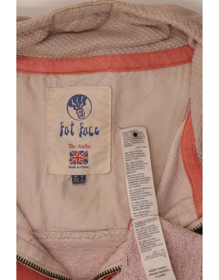 Fat Face Womens Sweatshirt Jumper UK 18 XL Multicoloured Colourblock