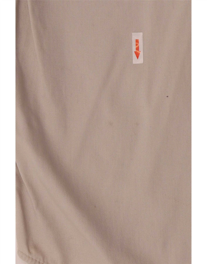 Wrangler Mens Western Short Sleeve Shirt XL Beige
