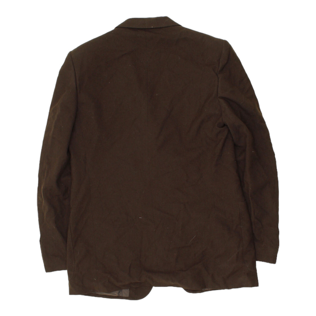 Yves Saint Laurent Mens Brown Blazer Jacket | Vintage High End Designer Suit VTG | Vintage Messina Hembry | Thrift | Second-Hand Messina Hembry | Used Clothing | Messina Hembry 