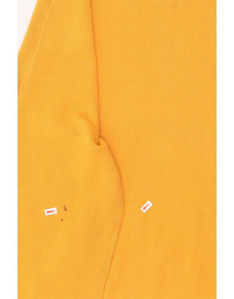 TOMMY HILFIGER Mens Crew Neck Jumper Sweater Large Yellow Cotton | Vintage Tommy Hilfiger | Thrift | Second-Hand Tommy Hilfiger | Used Clothing | Messina Hembry 