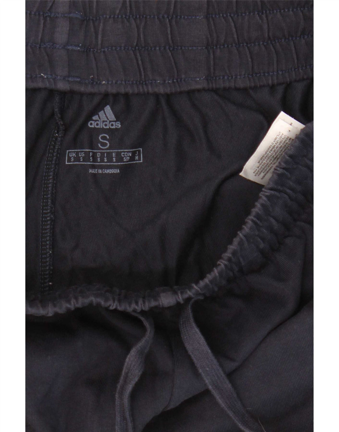 Adidas Mens Sport Shorts Small  Navy Blue Cotton
