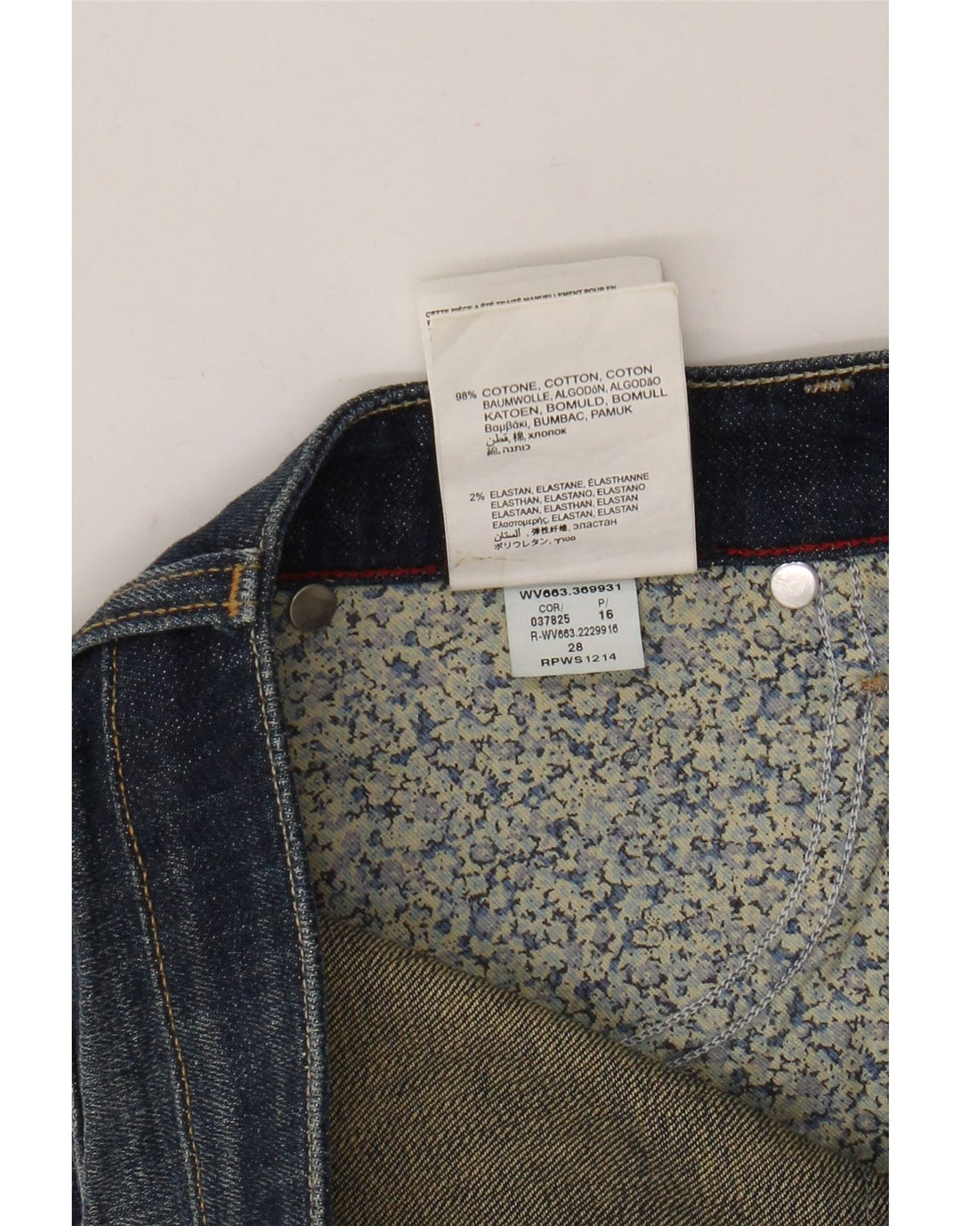 Replay Womens Denim Shorts W28 Medium  Blue Cotton