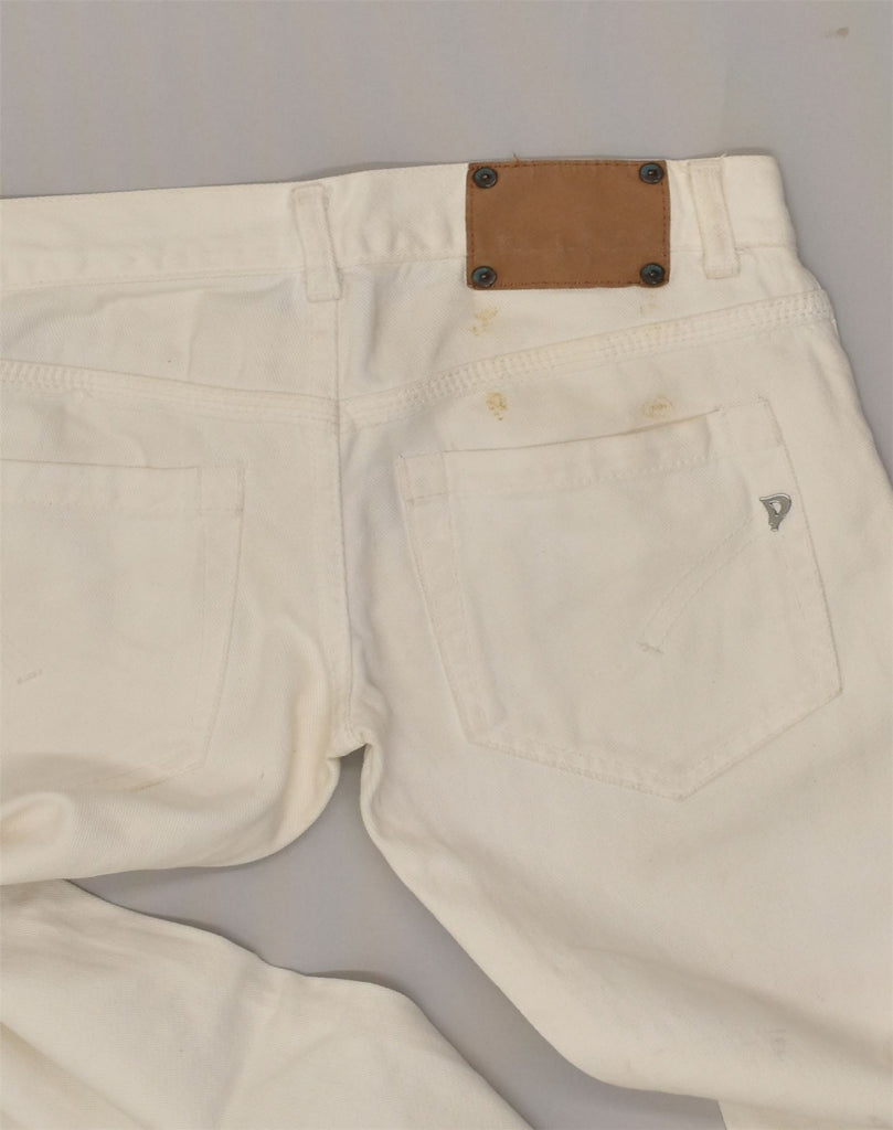 DONDUP Womens Kent Slim Jeans W30 L34  Off White Cotton | Vintage Dondup | Thrift | Second-Hand Dondup | Used Clothing | Messina Hembry 