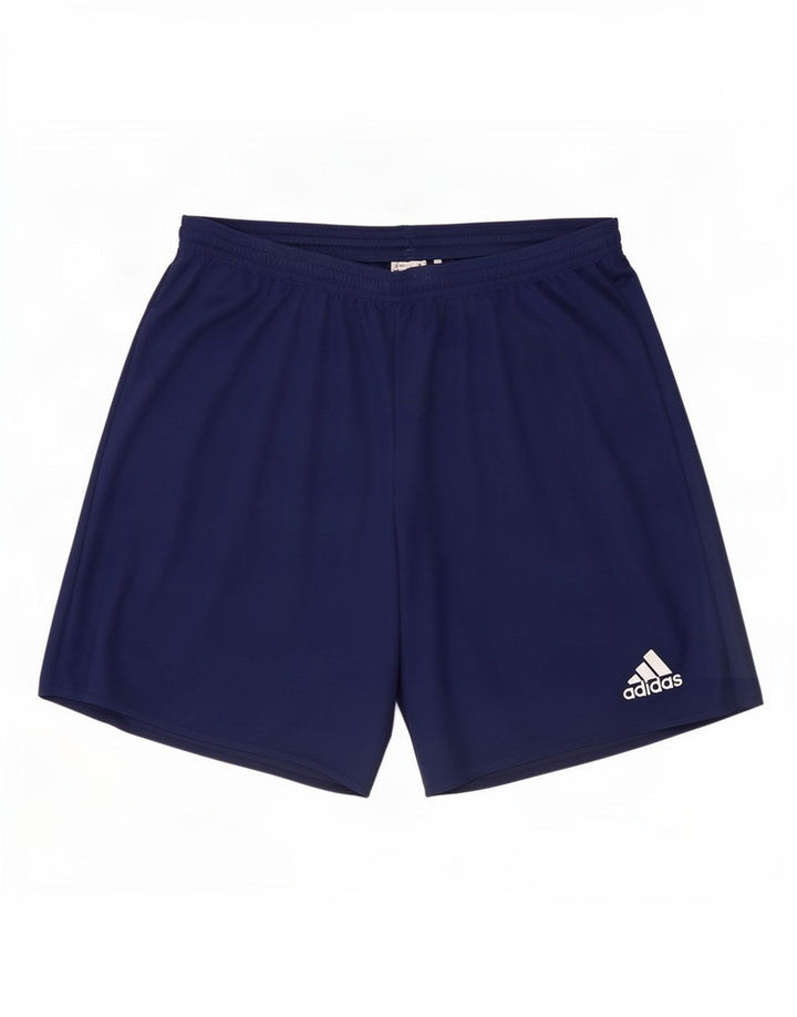 Adidas Mens Climalite Sport Shorts Large Navy Blue Polyester