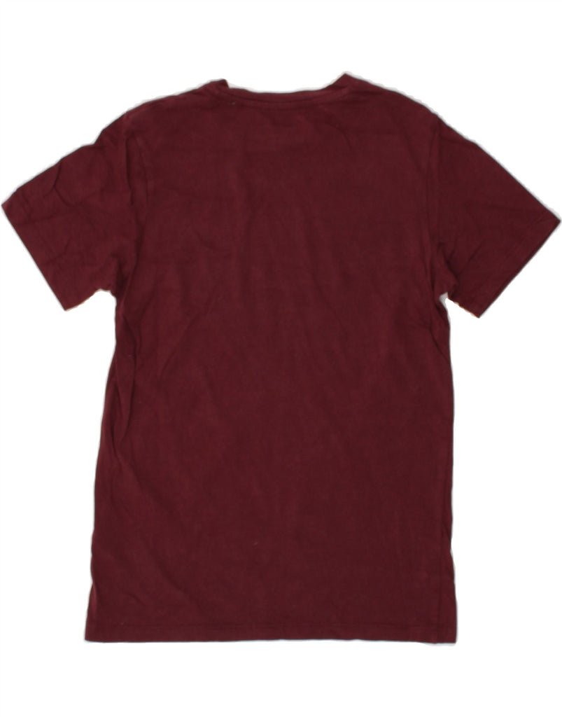 JACK & JONES Boys Graphic T-Shirt Top 11-12 Years Burgundy | Vintage Jack & Jones | Thrift | Second-Hand Jack & Jones | Used Clothing | Messina Hembry 