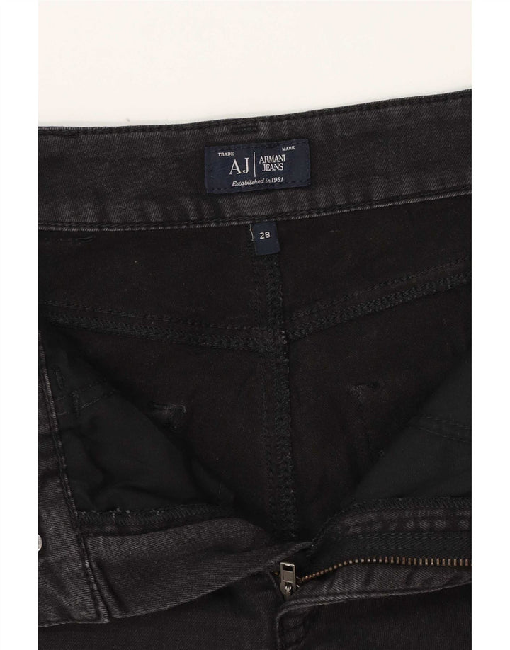 Armani Womens Slim Jeans W28 L28 Black
