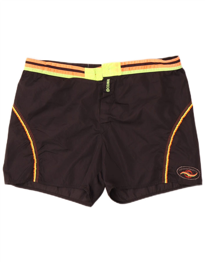 Colmar Mens Swimming Shorts IT 54 Large Black Colourblock Nylon