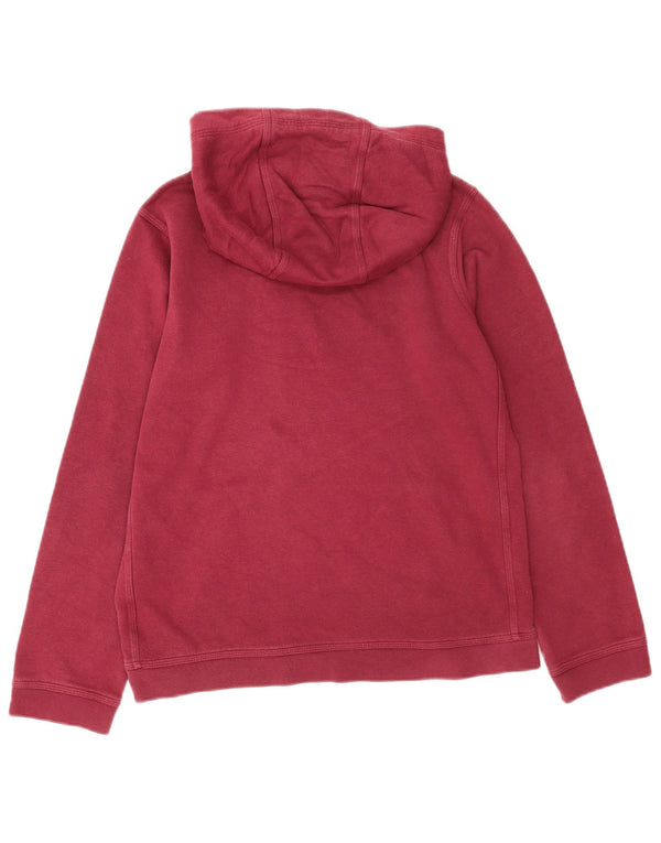Nike Boys Hoodie Jumper 13-14 Years XL Burgundy Cotton