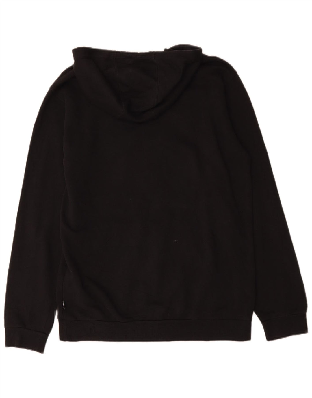 Adidas Mens Graphic Hoodie Jumper Medium Black Cotton
