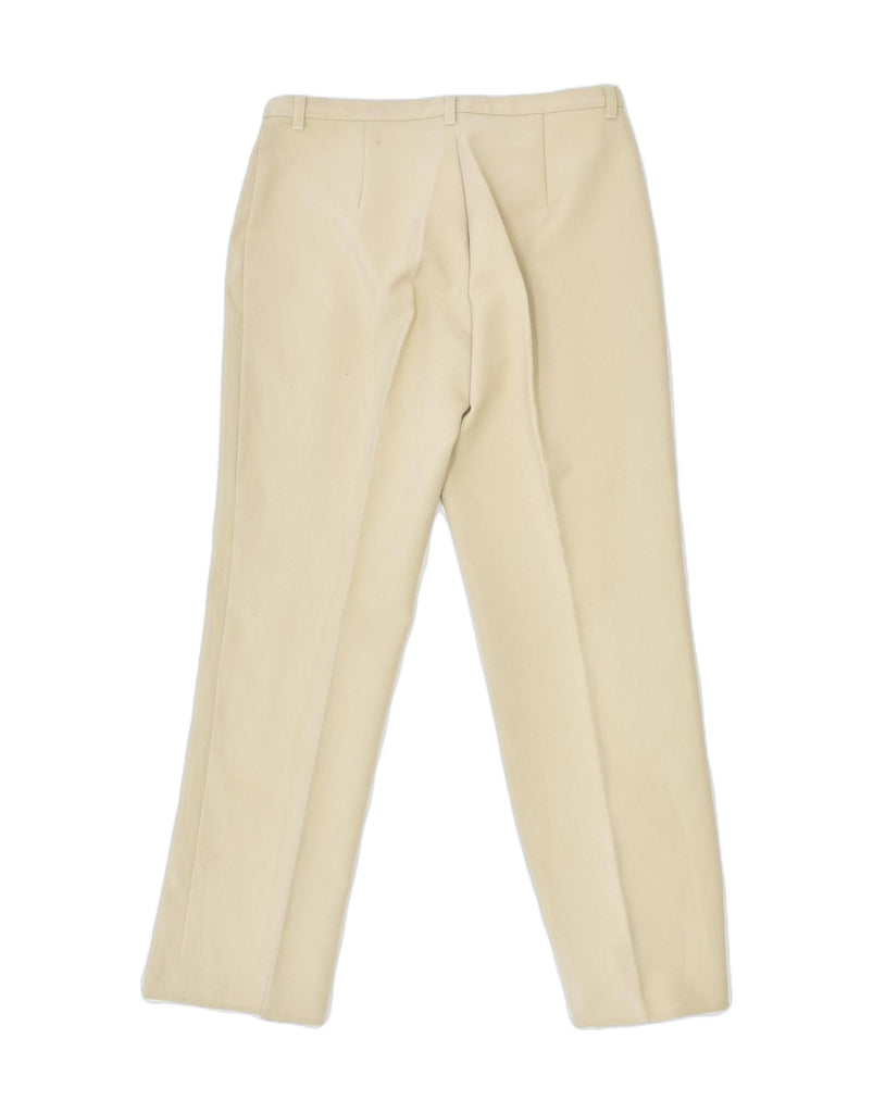 UNITED COLORS OF BENETTON Womens Straight Suit Trousers IT 42 Medium W30 L32 Beige | Vintage | Thrift | Second-Hand | Used Clothing | Messina Hembry 