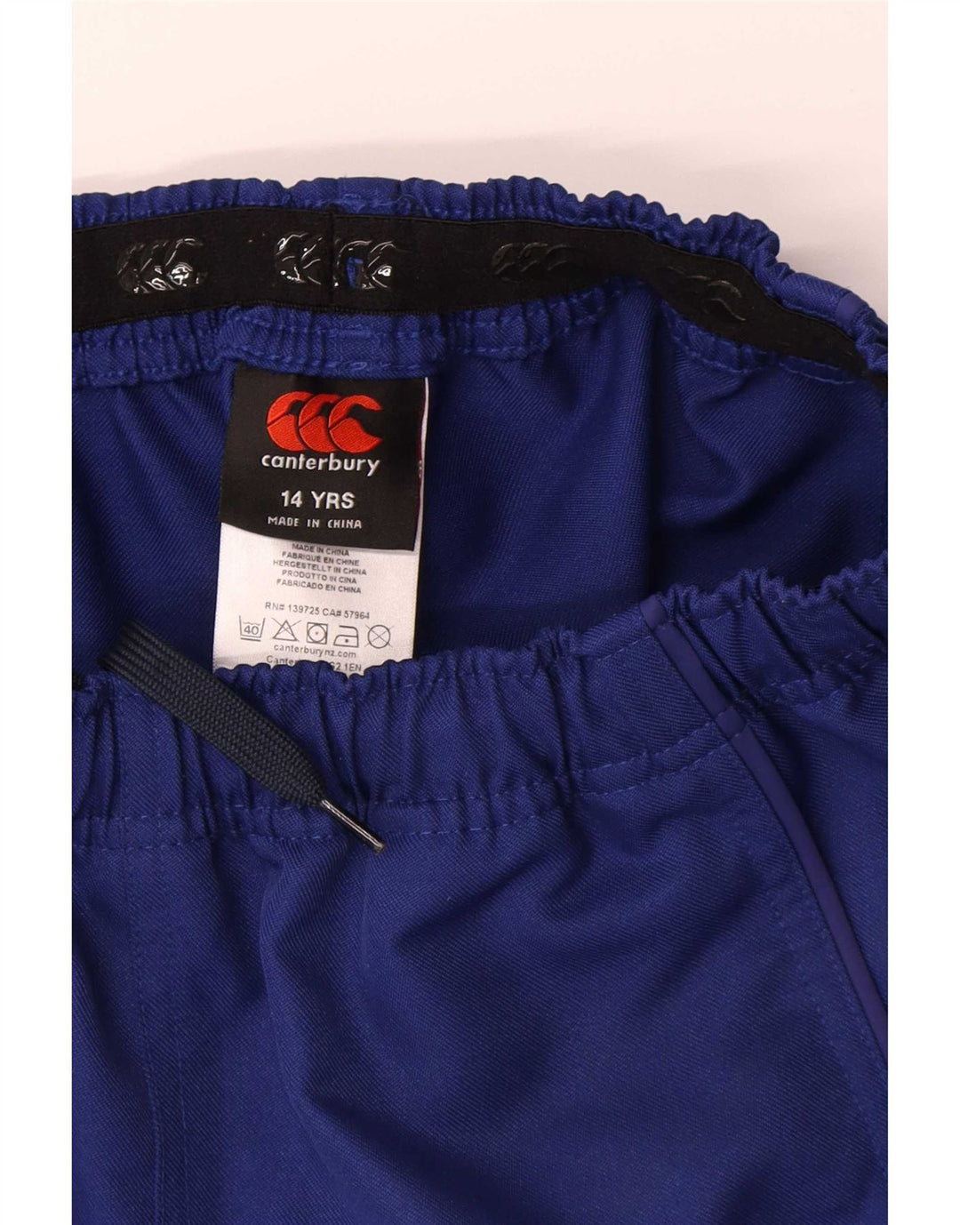 Canterbury Boys Sport Shorts 13-14 Years Navy Blue Polyester
