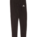 ADIDAS Womens Leggings UK 8/10 Small  Black Cotton