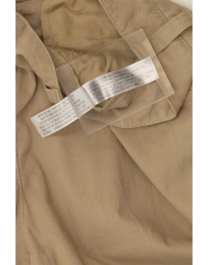 Massimo Dutti Womens Bootcut Casual Trousers EU 42 Large W32 L32 Beige
