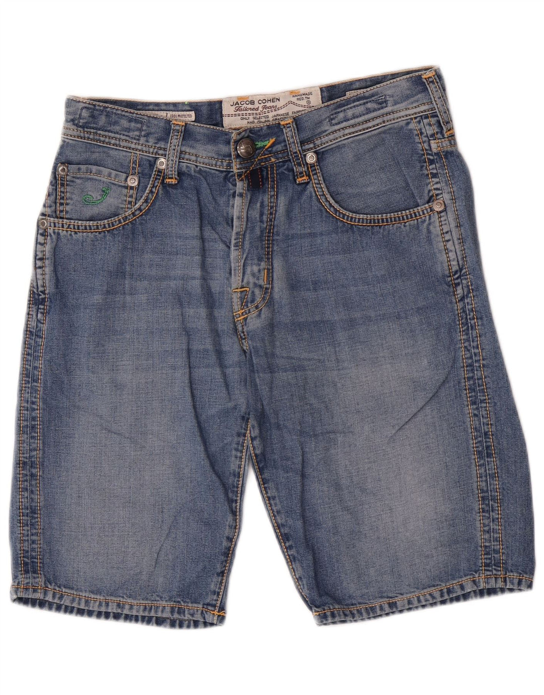 Jack & Jones Mens Regular Denim Shorts W32 Medium Blue Cotton