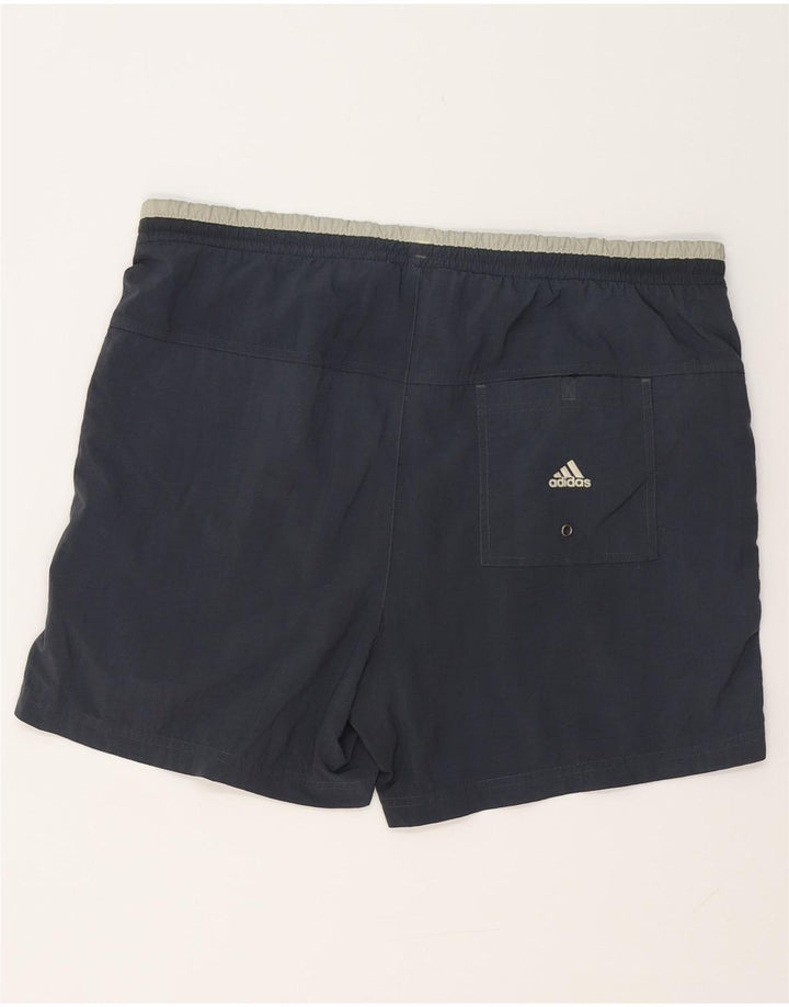 ADIDAS Mens Swimming Shorts Large Grey Polyester