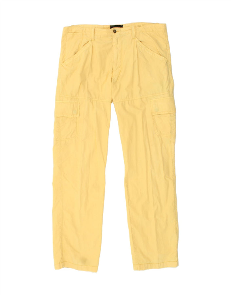 MARLBORO CLASSICS Mens Straight Cargo Trousers EU 54 2XL W36 L32  Yellow Vintage Marlboro Classics and Second-Hand Marlboro Classics from Messina Hembry 